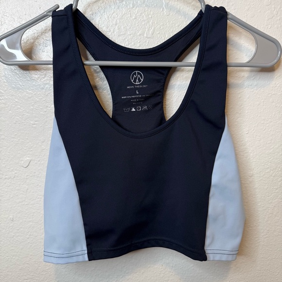 Move Theology Other - Move Theology Sports Top Bra Color Block Size Large Sportswear Activewear